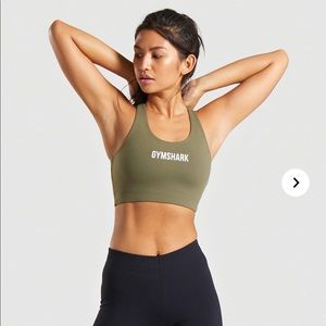 Gymshark olive sports bra